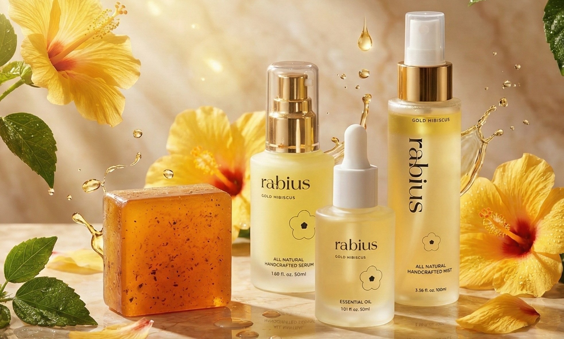 Golden Hibiscus Skincare Set